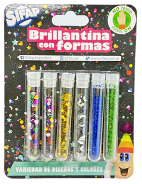 BRILLANTINA SIFAP GIBRE C/FORMAS x 6u