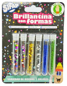 BRILLANTINA SIFAP GIBRE C/FORMAS x 6u