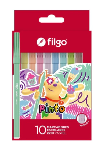 MARCADOR FILGO PINTO 2210 ESTUCHE PASTEL x 10u