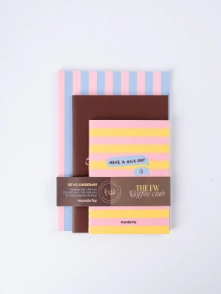 KIT FW SET DE CUADERNO x 3u COFFEE CLUB
