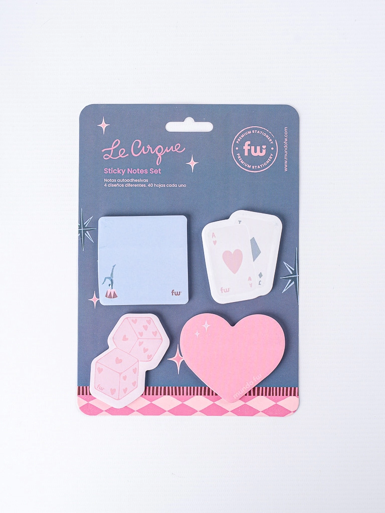 MEMO FW STICKY NOTES SET LE CIRQUE