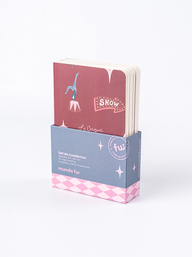 SET FW CUADERNOS LE CIRQUE x 6u