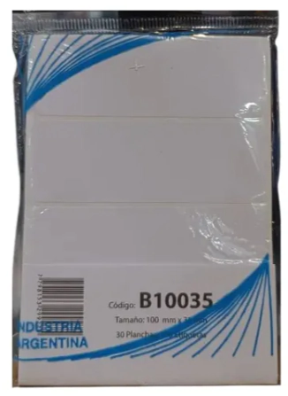 ETIQUETAS ORI-TEC B10035 (3036)
