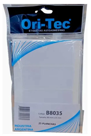 ETIQUETAS ORI-TEC B8035 (3034)