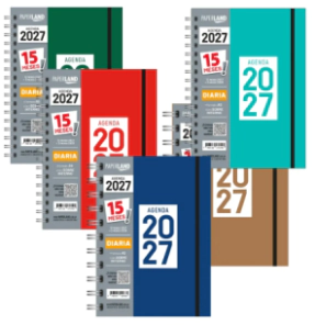 AGENDA PAPERLAND 2027 A5 DIARIAS 15 MESES C/E