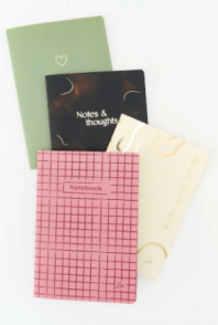 SET FW CUADERNOS MINIMAL 14.8 x 21cm x 4u