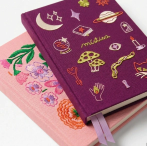 CUADERNO FERA 14 x 20cm BORDADO MISTICA 128hjs RY