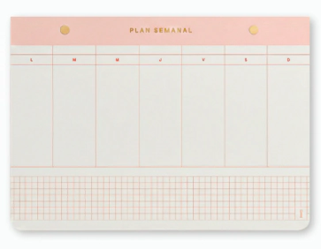 ORGANIZADOR FERA 13 x 18cm BLOC DE NOTAS 52hjs RY