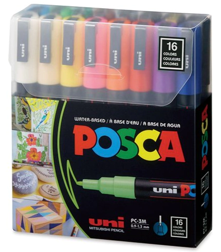 MARCADOR POSCA PC-3M 0.9-1.3mm PTA. MEDIA x 16u