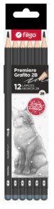 LAPIZ GRAFITO FILGO GRADUACION PREMIERE 2B x 12u