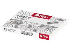 SACAPUNTA FILGO PINTO METALICO SHARP x 24u