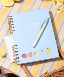 IBI CRAFT CUADERNO A5  CITRIC ESPIRAL x 80hjs
