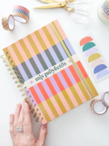 IBI CRAFT CUADERNO A5 CREATIVA ESPIRAL 80hjs + SOBRE CREATIVA