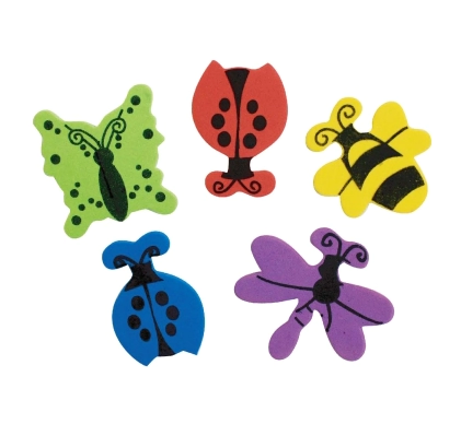 IBI CRAFT GOMA EVA FORMAS ANIMALITOS x 120pcs