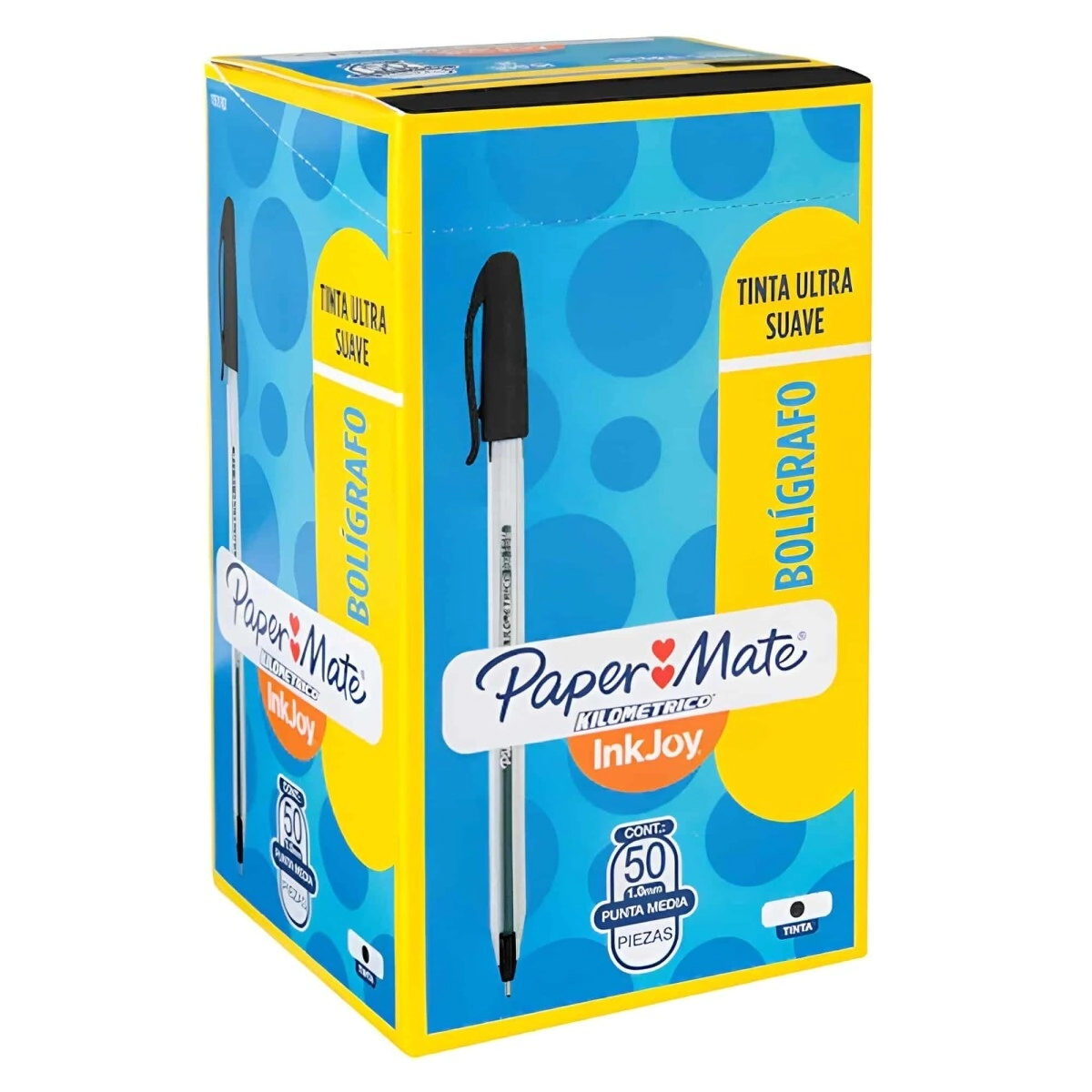 BOLIGRAFO PAPERMATE KILOMETRICO 100 NEGRO x 50u
