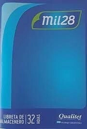 LIBRETA ALMACENERO MIL28