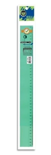 REGLA PIZZINI x 30cm VERDE