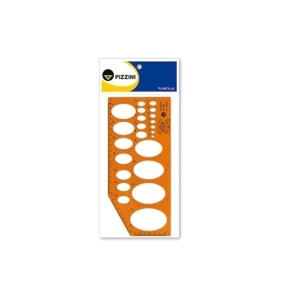 PLANTILLA PIZZINI 5818 ELIPSES ISOMETRICAS