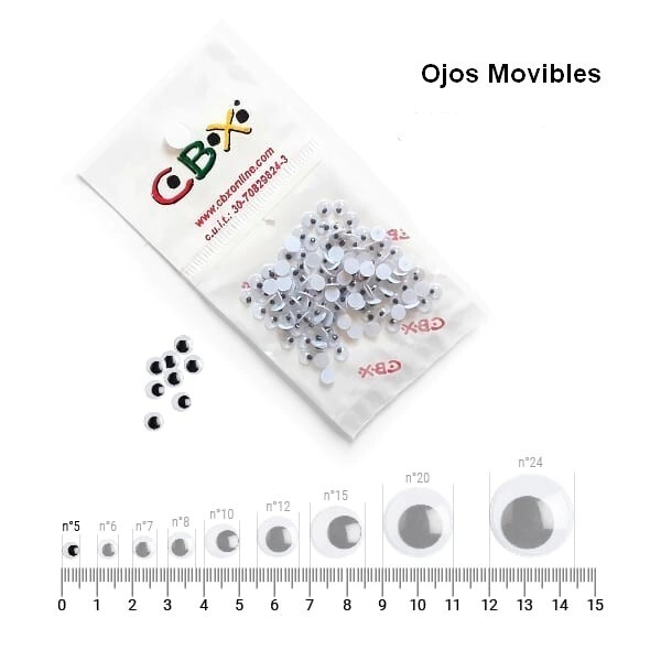 CBX OJOS MOVILES N.5 x 100u