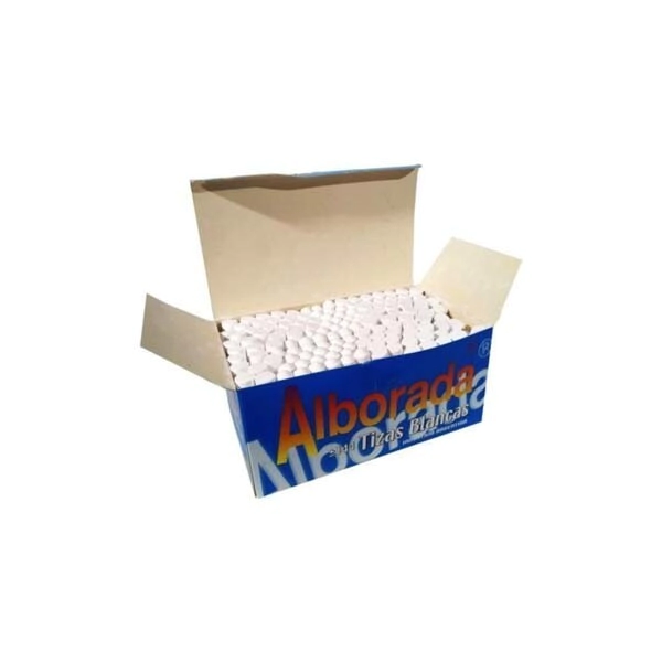 TIZA ALBORADA BLANCA x 144u