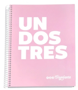 CUADERNO TRIUNFANTE 1-2-3 C/E x 60hjs CD