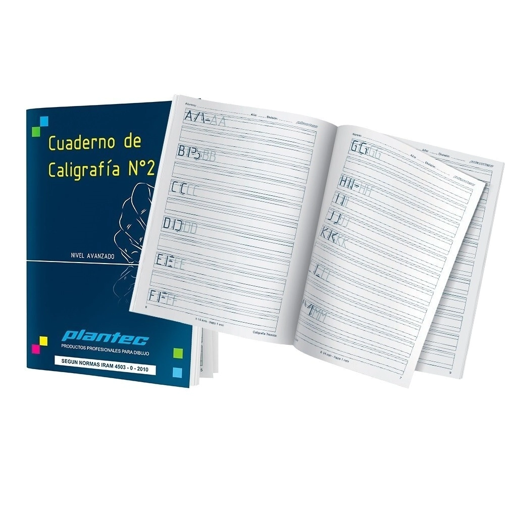 CUADERNO PLANTEC CALIGRAFIA N*2