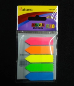 BANDERITAS KATANA FLUO 42 x 12mm x 100u