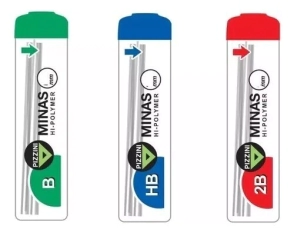 MINAS PIZZINI 0.5mm 2B x 12 ESTUCHES
