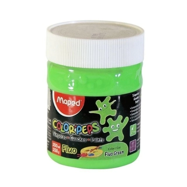 TEMPERA MAPED POTE x 200ml FLUO