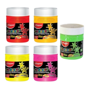 TEMPERA MAPED POTE x 200ml FLUO
