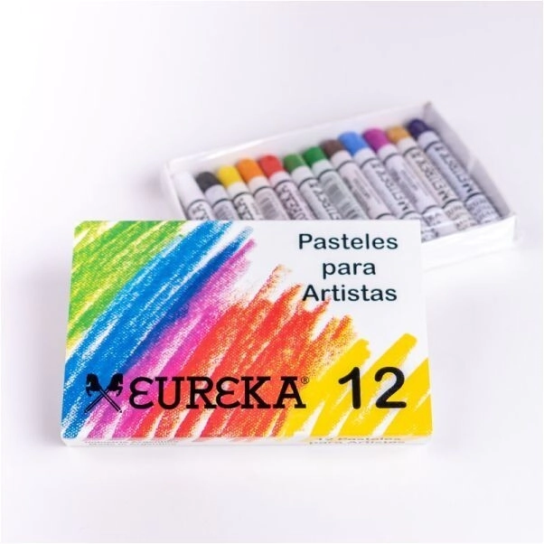 EUREKA LAPICES PASTEL FINOS x 12u SURTIDO