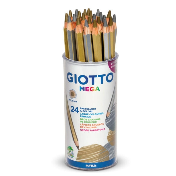 LAPICES COLOR GIOTTO MEGA 5.5MM ORO