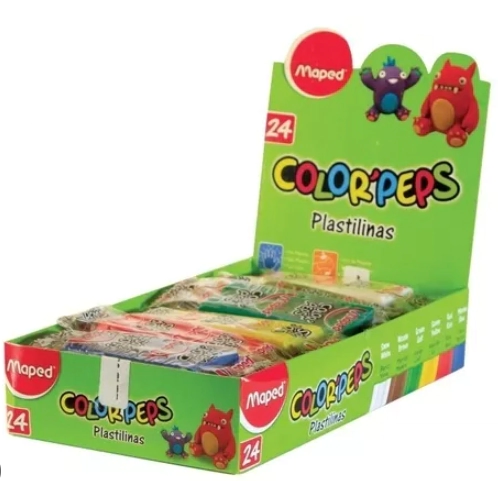 PLASTILINA MAPED COLOR PEPS x 24u SURTIDA