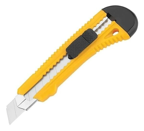 TRINCHETA OLAMI PLASTICA C/GUIA METAL 18mm