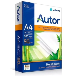 PAPEL LEDESMA A4 90gr 21 x 29.7 x 500hjs