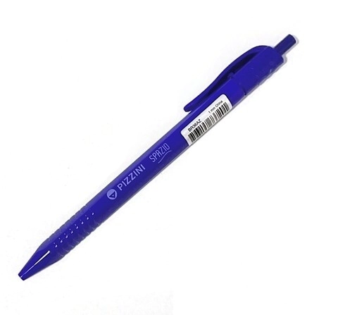 BOLIGRAFO PIZZINI RETRACTIL AZUL x 12u