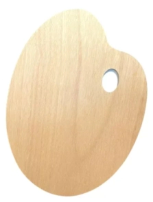 FIME PALETA MADERA N*4 OVAL. 24x35
