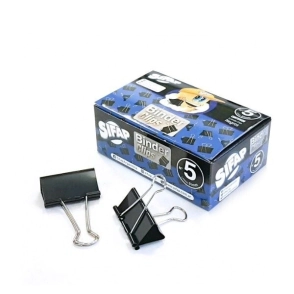 BINDER CLIPS SIFAP NEGRO 5 51mm x 12u