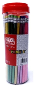LAPIZ GRAFITO MEMORIS GLITTER x 72u