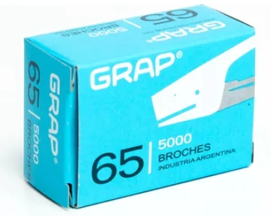 BROCHES P/ABR GRAP 65 x 5000u