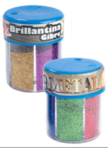 BRILLANTINA SIFAP GIBRE EN POTE x 6u COLOR METAL