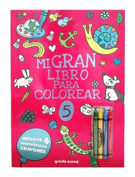 LIBRO GRADO CINCO MI GRAN LIBRO PARA COLOREAR 5