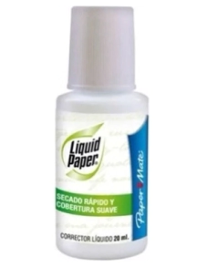 LIQUIDO CORRECTOR PAPERMATE x 20ml