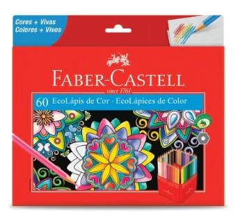 LAPICES COLOR FABER-CASTELL x 60u