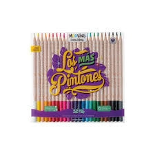 LAPICES COLOR MOOVING COLORES x 24u