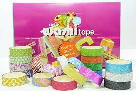CBX CINTA WASHI TAPE x 3mts C/ BRILLO