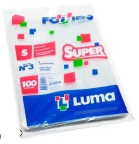 FOLIOS LUMA ESCOLAR SUPER x 100u
