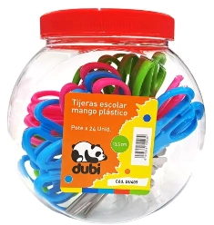 TIJERA DUBI ESCOLAR 13cm POTE x 24u