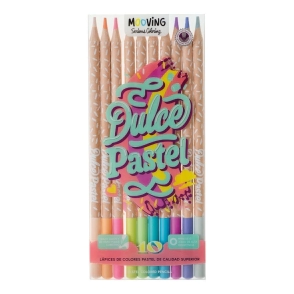 LAPICES COLOR MOOVING PASTEL x 10u