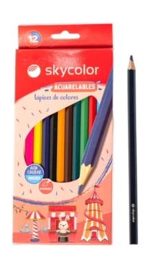 LAPICES COLOR SKYCOLOR ACUARELABLES x 12
